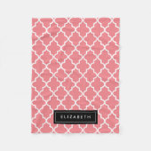 Korallenfolie | Fleece Blanket (Vorderseite)