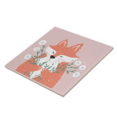 Korallenfox mit Lüstern Fliese (Seite)