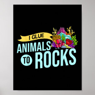 Korallenfragment-Geschenk-Riff-Aquarium-Fischbecke Poster