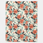 Korallengarten Fleecedecke (Vorderseite)