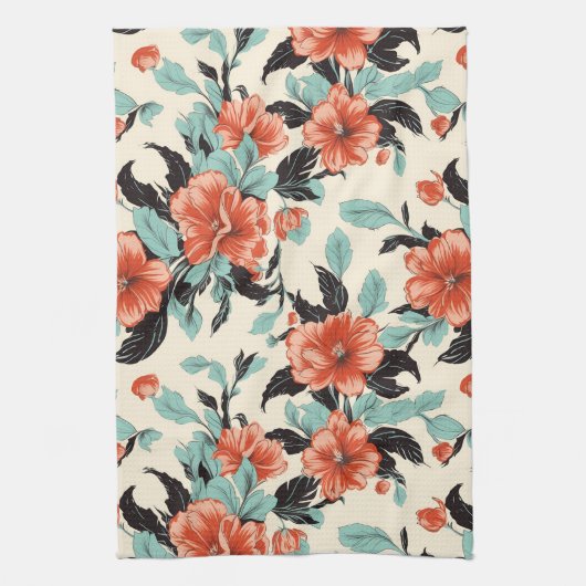 Korallengarten Geschirrtuch (Vertikal)