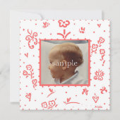 Korallengeburtsanktion Blume Ankündigung (Vorderseite)