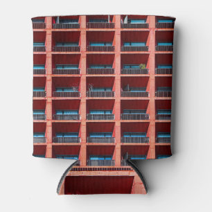 Korallengeometrisch, architektonisch mexikanischer dosenkühler