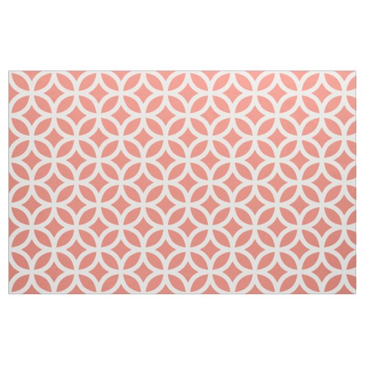 Korallengeometrische Muster Stoff (Yard (91,4 cm))