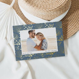 Korallengrenze | Horizontales Foto Folien Feiertagskarte