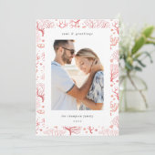 Korallengrenze | Vertikales Foto Feiertagskarte (Stehend Vorderseite)