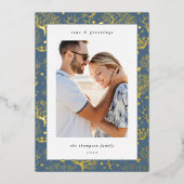 Korallengrenze | Vertikales Foto Folien Feiertagskarte (Vorderseite)