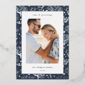 Korallengrenze | Vertikales Foto Folien Feiertagskarte (Vorderseite)