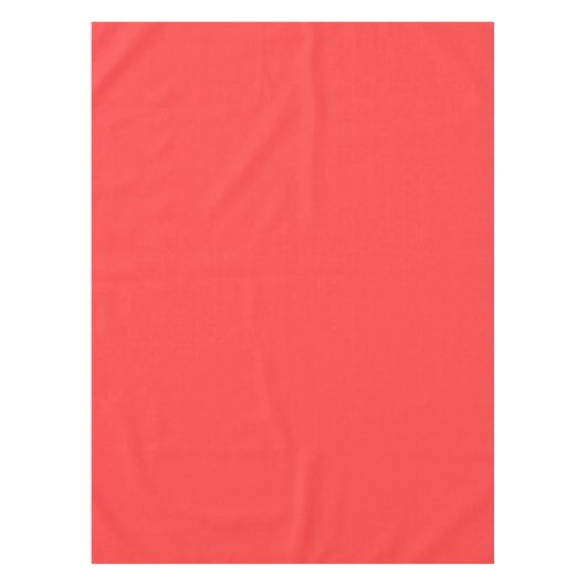 Korallenhintergrundfarbe angepasst tischdecke (Vorderseite)