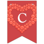 Korallenhochzeit 35-jähriges Foto Wimpelkette (Zweite Fahne)