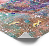 Korallenjammer mit Seepferden von Renee Lavoie Poster (Ecke)