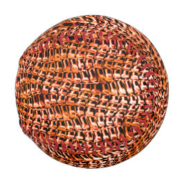 Korallenjute, geflecht, orange und rot baseball