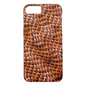 Korallenjute, geflecht, orange und rot Case-Mate iPhone hülle (Rückseite)
