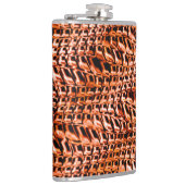 Korallenjute, geflecht, orange und rot flachmann (Rechts)