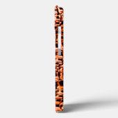 Korallenjute, rot und orange Case-Mate iPhone hülle (Rückseite / Links)