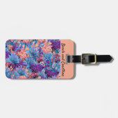 Korallenkollage Gepäckanhänger (Vorderseite horizontal)