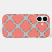 Korallenkoralle und Graukorallen Case-Mate iPhone Hülle (Rückseite (Horizontal))