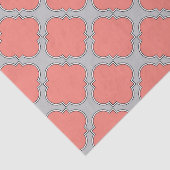 Korallenkoralle und Graukorallen Seidenpapier (Ausschnitt)