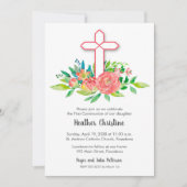 Korallenkrebs und Blume Erste Einladungen (Vorderseite)