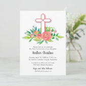 Korallenkrebs und Blume Erste Einladungen (Stehend Vorderseite)