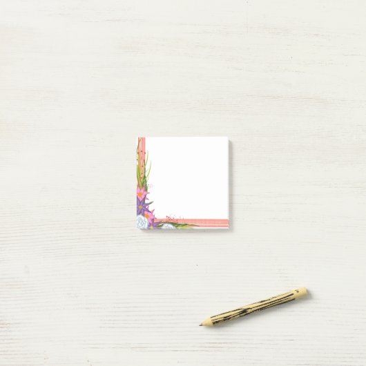 Korallenkruste - Nachhinweise Post-it Klebezettel (Auf Schreibtisch)