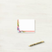 Korallenkruste Post-it-Teil Duex Post-it Klebezettel (Auf Schreibtisch)