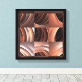 Korallenkurven Leinwanddruck (Insitu (Holzboden))