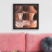 Korallenkurven Leinwanddruck (Insitu (Wohnzimmer))