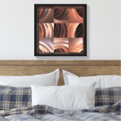 Korallenkurven Leinwanddruck (Insitu (Schlafzimmer))