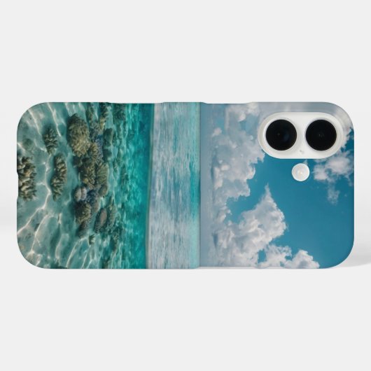 Korallenküste Case-Mate iPhone Hülle (Rückseite (Horizontal))