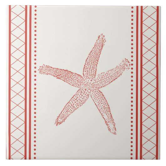 Korallenküste Fliese (Vorderseite)