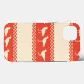 Korallenküste Sandpiper Bird Stripes Case-Mate iPhone Hülle (Rückseite (Horizontal))
