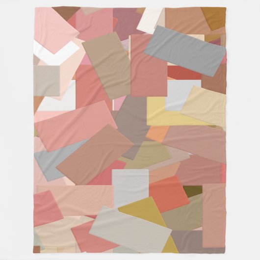 Korallenleder Fleecedecke (Vorderseite)