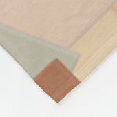 Korallenleder Fleecedecke (Ecke)