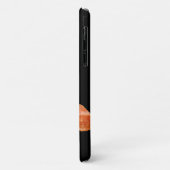 Korallenlilie auf schwarz *Personalize* Case-Mate iPhone Hülle (Hinten/Links)