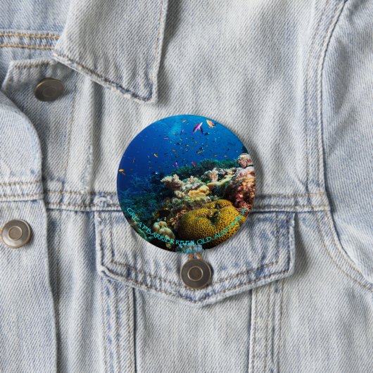 Korallenmeer-Knopf Button (Beispiel)