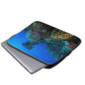 Korallenmeer-Laptop-Hülse Laptopschutzhülle (Vorne Knopf)