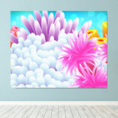 Korallenmeer Leinwanddruck (Insitu (Holzboden))