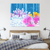 Korallenmeer Leinwanddruck (Insitu (Schlafzimmer))