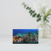Korallenmeer-Visitenkarte Visitenkarte (Stehend Vorderseite)
