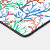 Korallenmuster Schreibtischunterlage (Ecke)