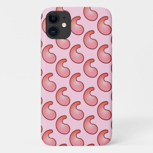 Korallenmuster und rosa Paisley Case-Mate iPhone Hülle (Rückseite)