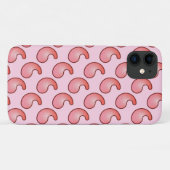 Korallenmuster und rosa Paisley Case-Mate iPhone Hülle (Rückseite (Horizontal))