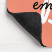 Korallenname | Anfänglich modern und stilvoll eing Mousepad (Ecke)