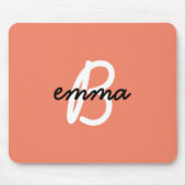 Korallenname | Anfänglich modern und stilvoll eing Mousepad (Vorne)