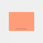 Korallenorange Post-it Klebezettel (Vorderseite)