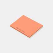 Korallenorange Post-it Klebezettel (angewinkelt)
