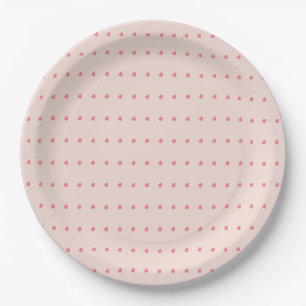 Korallenpapppapier Teller 9"