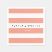 Korallenpfeife Serviette (Vorderseite)