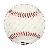 Korallenpfeile mit Umrandung Muster Baseball (Rückseite)